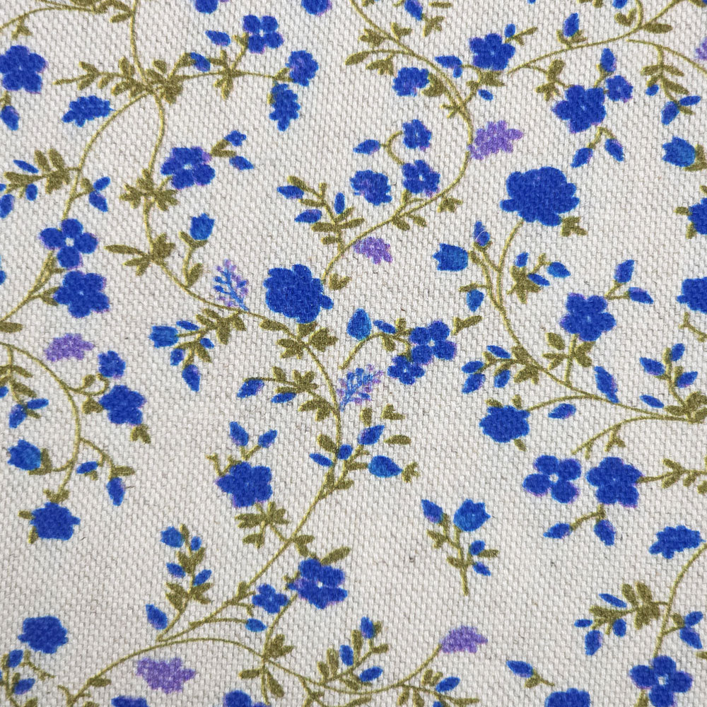 Dekostoff Flachsblumen